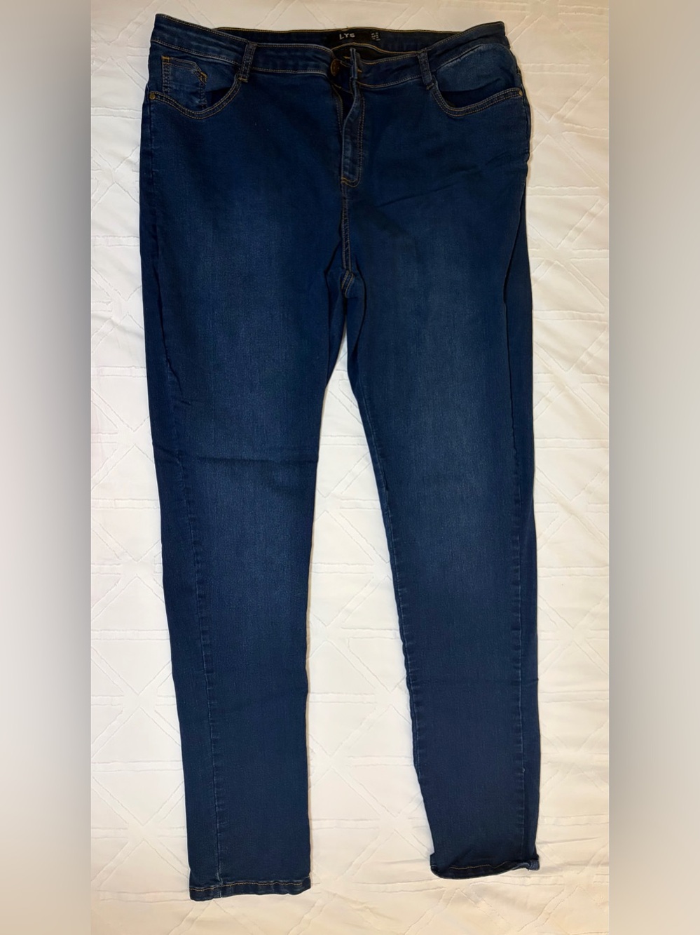 long tall sally Navy Skinny Stretch Jeans